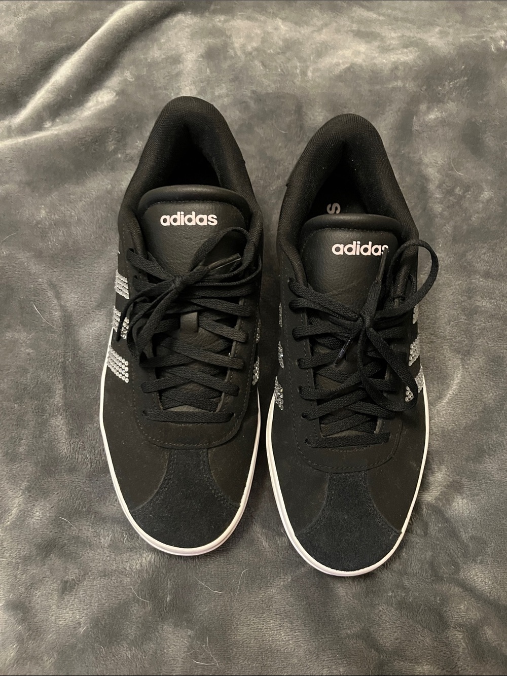 adidas Black and White Women's Low-Top Sneakers